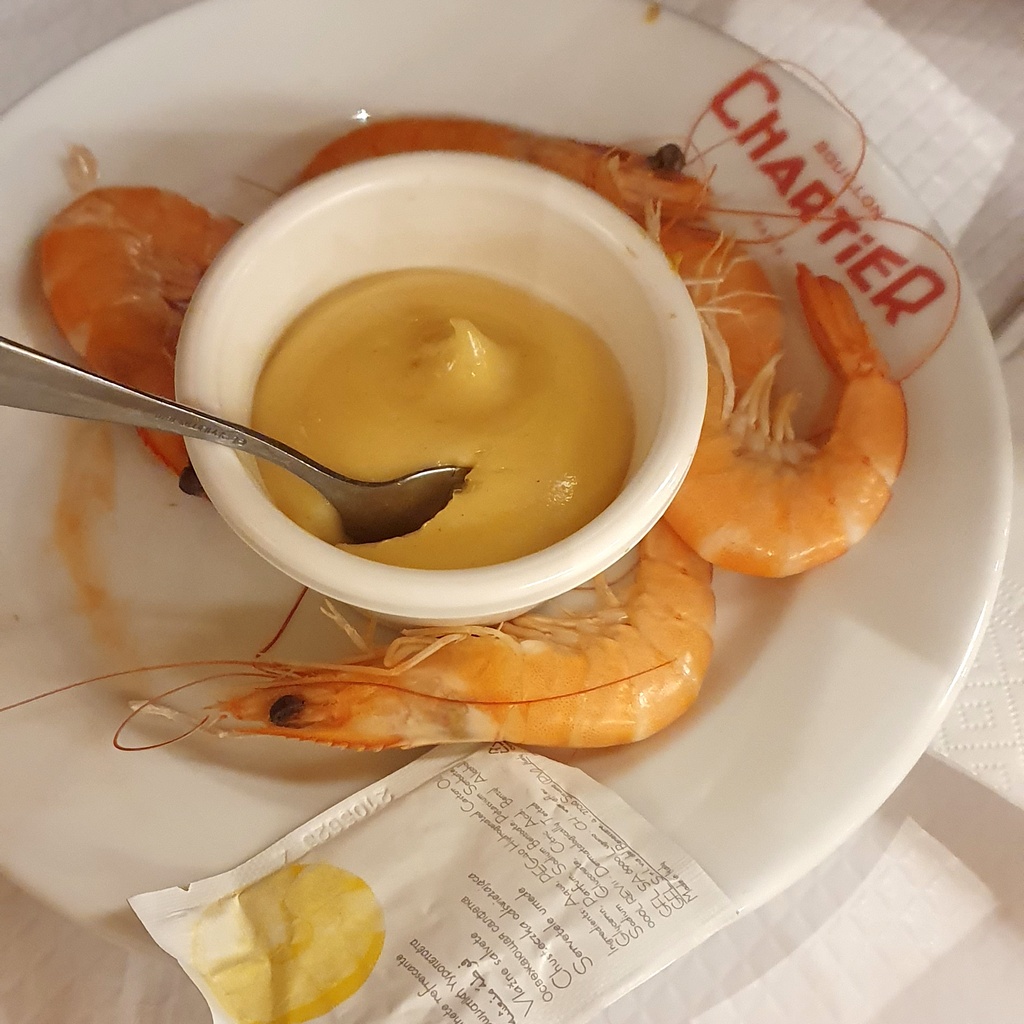 Bouillon Chartier et théâtre : 2 bons plans sorties dans Paris. 5 Bouillon Chartier gare de l'est bon plan paris crevettes roses