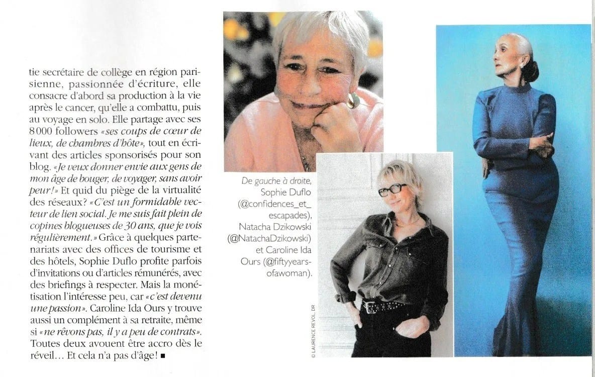 Escapades Amoureuses A propos 3 article sophie davant 02 1 page 0001