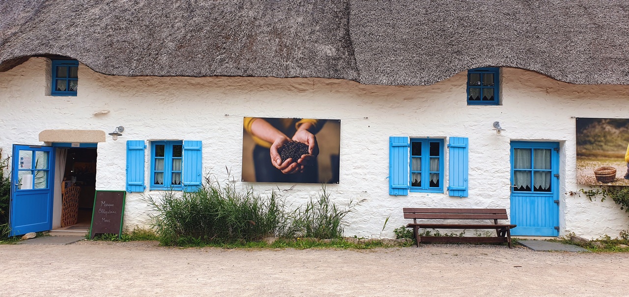 Le village de Kerhinet dans le Parc régional de Brière. 7 village de Kerhinet près de Saint Lyphard