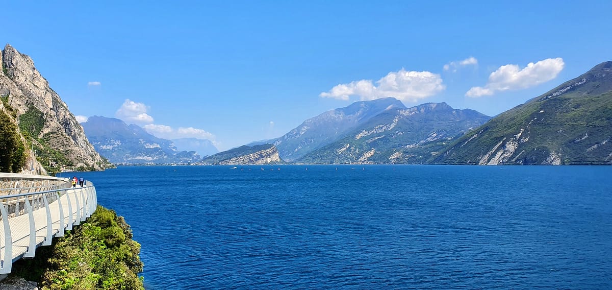 Escapade en Italie au bord du Lac de Garde. 22 Ciclopista del Garda Limone sul Garda