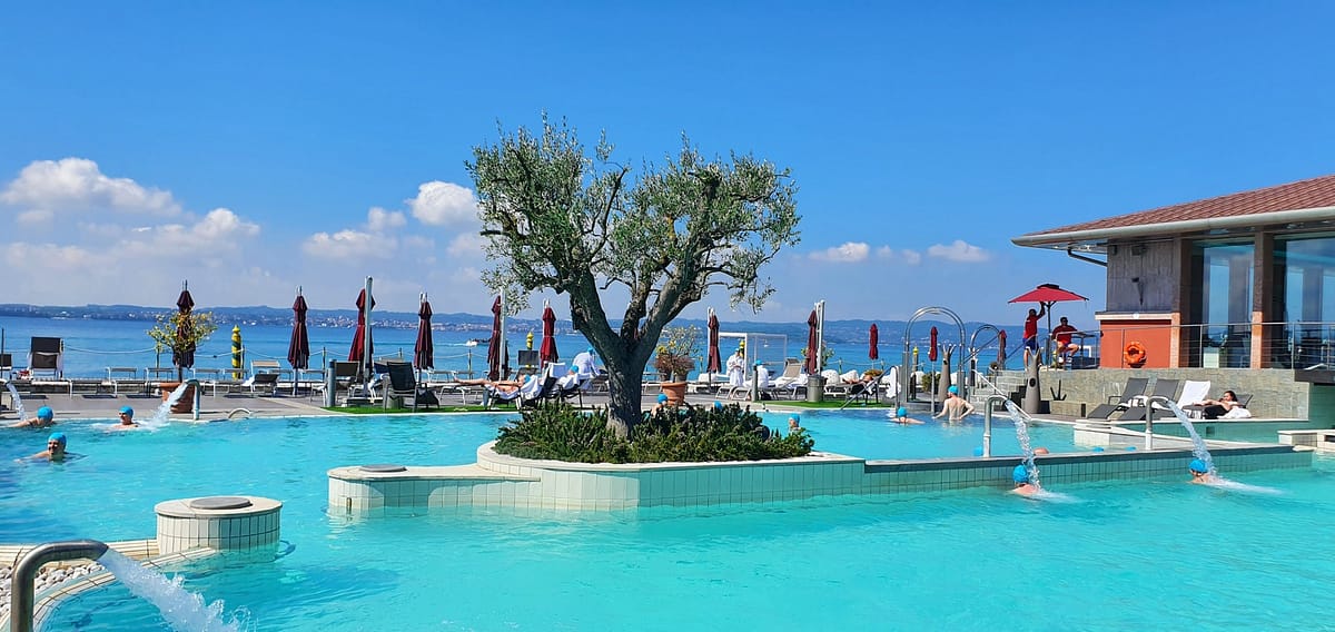 Escapade en Italie au bord du Lac de Garde. 15 Les thermes de Sirmione