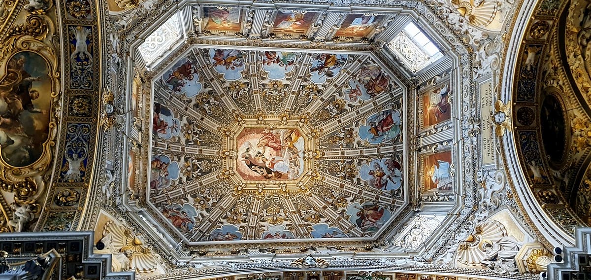 Escapade en Italie au bord du Lac de Garde. 2 bergamo Basilique Santa Maria Maggiore de Bergame