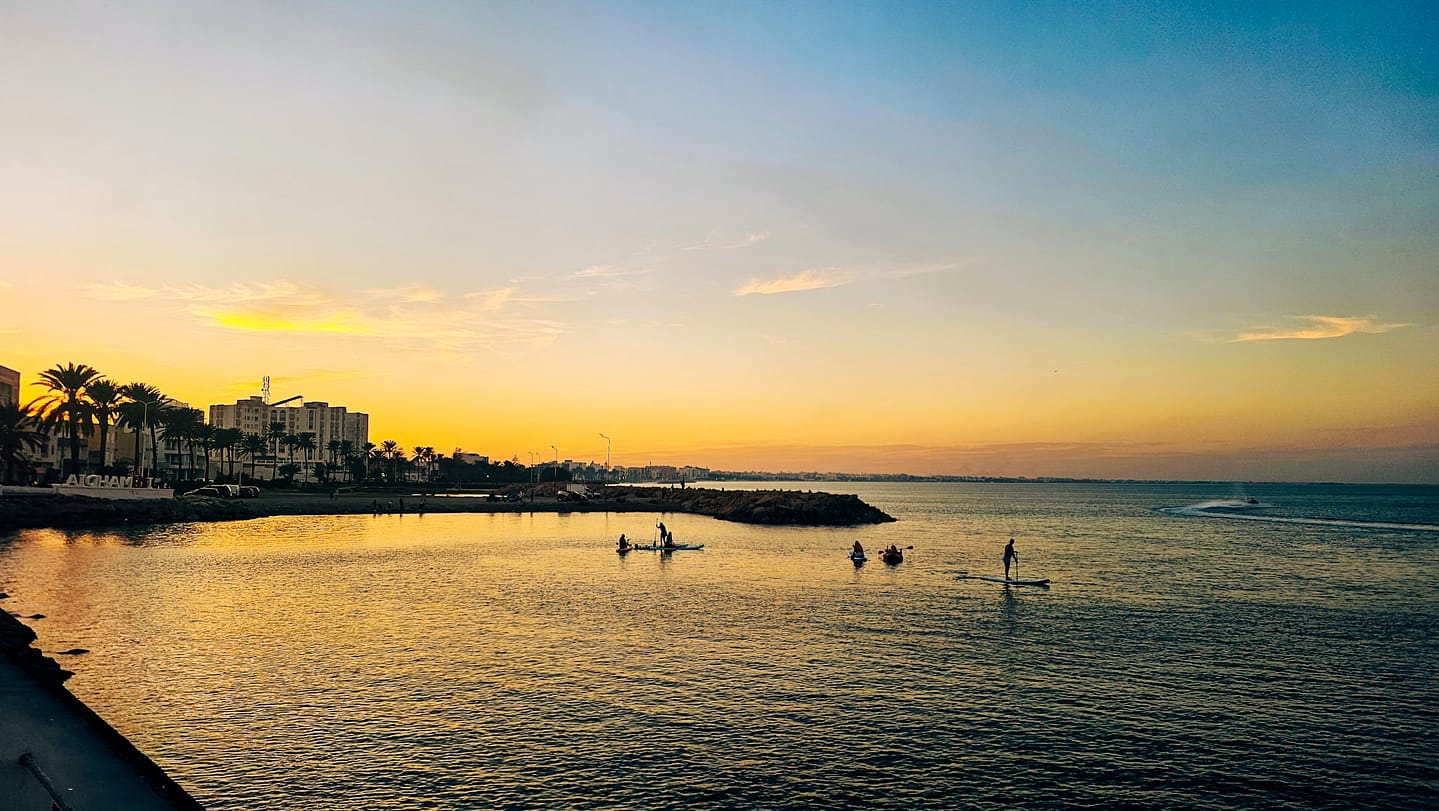 Mahdia, la perle méconnue de la Tunisie : guide et récit d'une semaine idéale. 11 Coucher de soleil sur la mer