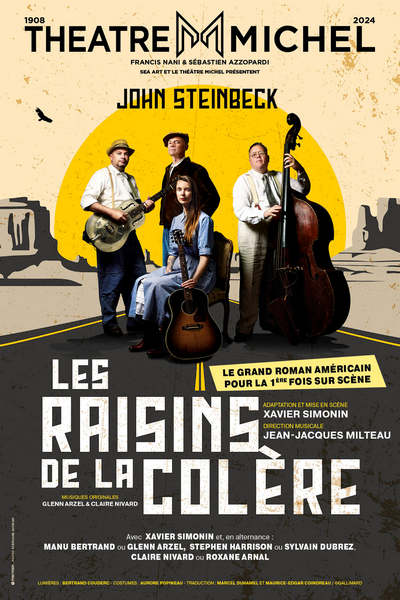 Les Raisins de la Colère au Théâtre Michel 1 Les Raisins de la colère théâtre michel Paris