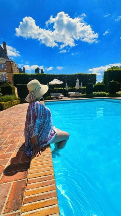 Hôtel spa en Sologne : week-end détente à La Borde 19 piscine La Borde en Sologne Château & spa escapadesamoureuses