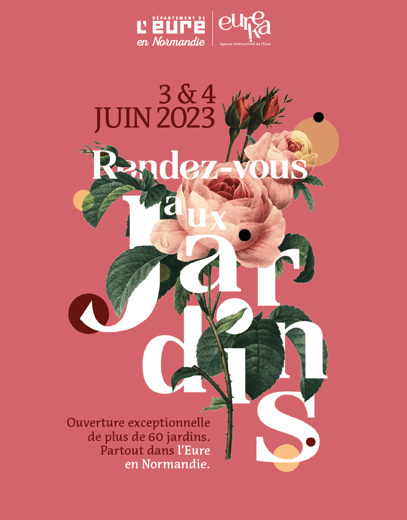 Rendez-vous aux jardins à Giverny. 7 affiche rdvaj 2023